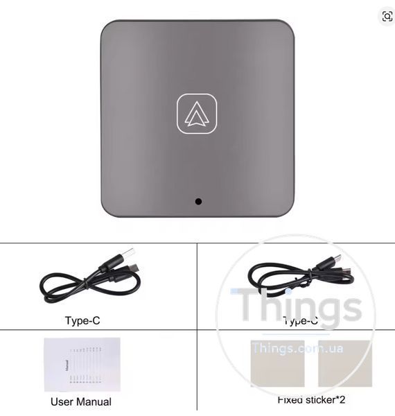 Бездротовий Apple CarPlay, Android Auto адаптер, Адаптер Podofo AI Box AI2304AA Adapter, адаптер для автомобіля K1-000387 фото