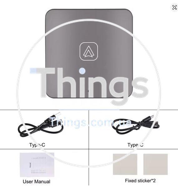 Беспроводной Apple CarPlay, Android Auto адапетр, Адаптер Podofo AI Box AI2304AA Adapter, адаптер для автомобиля K1-000387 фото