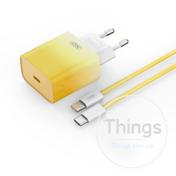 Мережевий Зарядний Пристрій XO CE18 1Type-C PD/QC 30W Type-C to Lightning Од1-00041052 фото