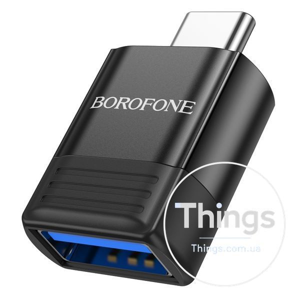 Перехідник Borofone BV18 Type-C male to USB female USB3.0 Од1-00040905 фото