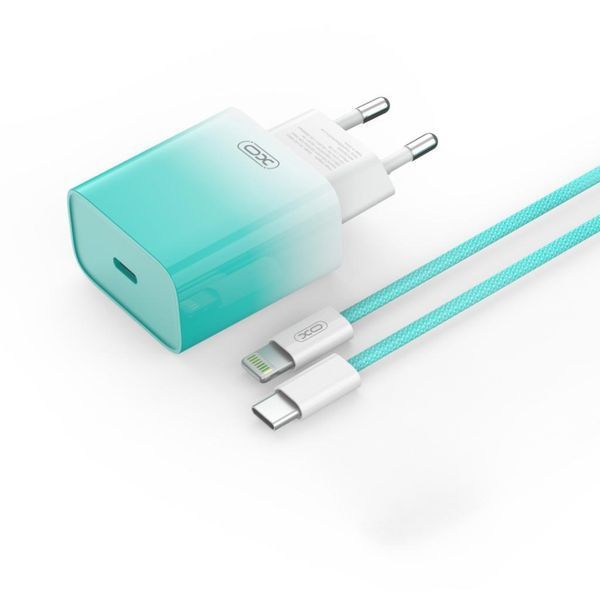 Мережевий Зарядний Пристрій XO CE18 1Type-C PD/QC 30W Type-C to Lightning Од1-00041052 фото