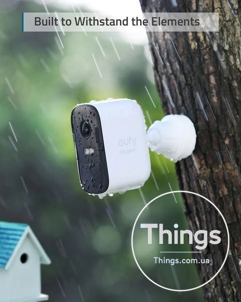 Вуличні IP-Камери Eufy Cam 2C Pro S220&nbsp;Apple HomeKit Комплект відеоспостереження Хаб+4камери Smart WiFi IP Camera 2K, акумуляторні K1-000540 фото