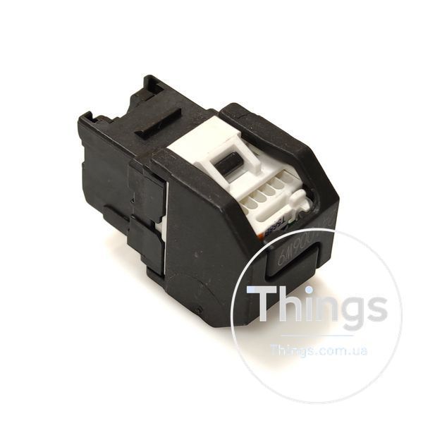 Модуль Keystone UTP RJ45 кат. 6, чорний, Corning CM-2811 фото