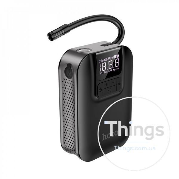 Air Pump Hoco S53 Breeze portable smart ( Battery - 5000 mAh ) &mdash; Black К2-000077423 фото