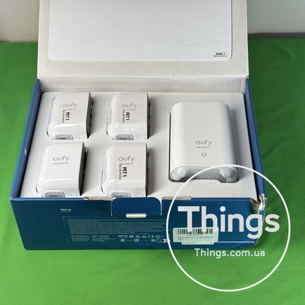 Вуличні IP-Камери Eufy Cam 2C Pro S220&nbsp;Apple HomeKit Комплект відеоспостереження Хаб+4камери Smart WiFi IP Camera 2K, акумуляторні K1-000540 фото