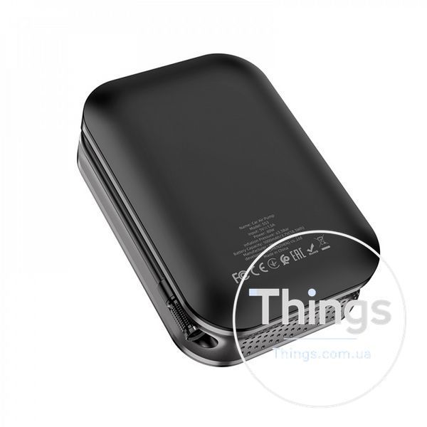 Air Pump Hoco S53 Breeze portable smart ( Battery - 5000 mAh ) &mdash; Black К2-000077423 фото