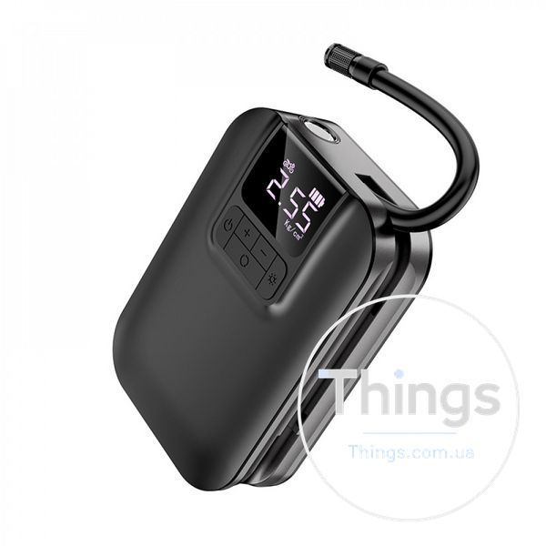 Air Pump Hoco S53 Breeze portable smart ( Battery - 5000 mAh ) &mdash; Black К2-000077423 фото