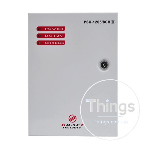 Джерело безперебійного живлення Kraft PSU-1205/8CH(B) K3-41-00037 фото