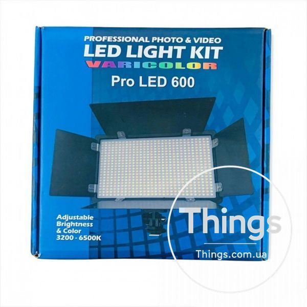 Лампа видеосвет LED U600 21х12 cm 480 Lights 3200K-5500K Remote К2-000075548 фото