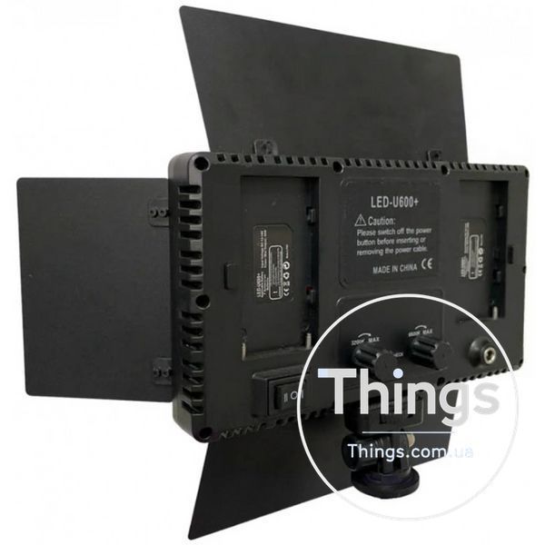 Лампа видеосвет LED U600 21х12 cm 480 Lights 3200K-5500K Remote К2-000075548 фото