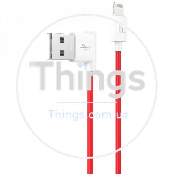 Кабель Lightning 2A (1.2m) Hoco UPL11 L-shape Black &mdash; Black К2-000056697 фото