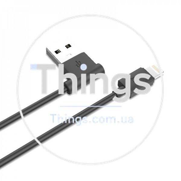 Кабель Lightning 2A (1.2m) Hoco UPL11 L-shape Black &mdash; Black К2-000056697 фото