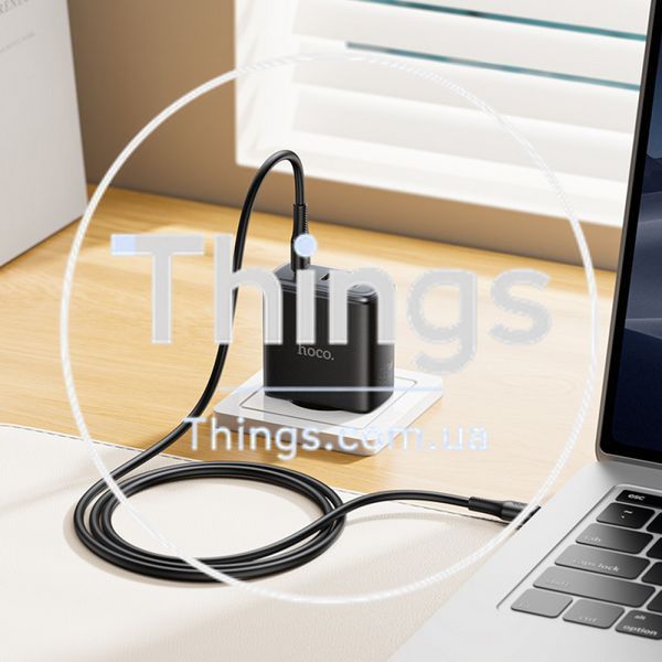 Home Charger | 65W | GaN | 2PD | 1U C to C Cable (1m) &mdash; Hoco C160A K2-000082930 фото