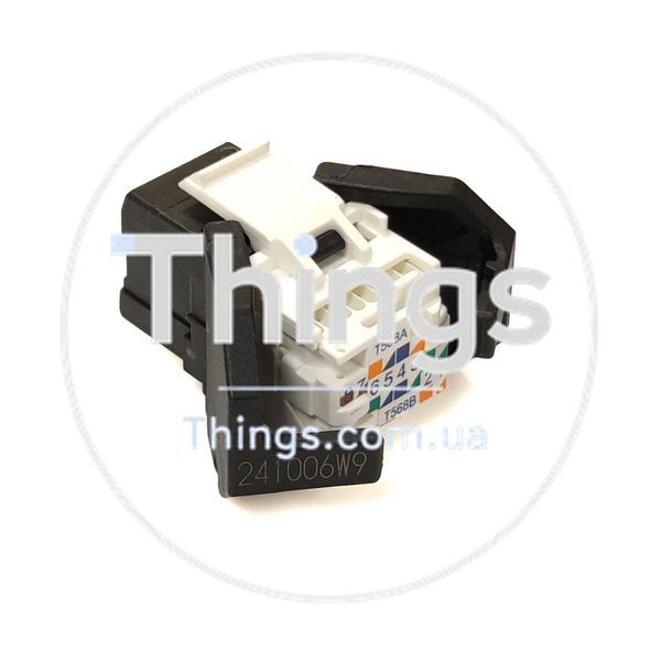 Модуль Keystone UTP RJ45 кат. 6, черный, Corning CM-2811 фото