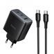Home Charger | 65W | GaN | 2PD | 1U C to C Cable (1m) &mdash; Hoco C160A K2-000082930 фото 1