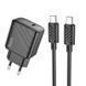 Мережевий Зарядний Пристрій Hoco CS22A 1USB-C PD/QC 30W+Type-C to Type-C Од1-00042213 фото 2