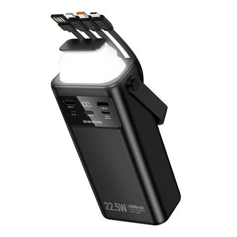 Універсальна Мобільна Батарея Power Bank Borofone BJ65 High 22.5W+PD20W+four-cables 30000mAh Од1-00047341 фото