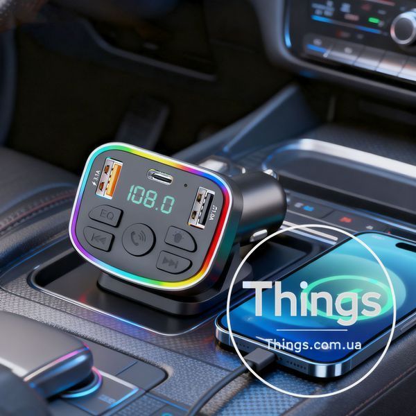 Fm Modulator MP3 | Car Charger | 3.0A | 2U | 1C &mdash; Earldom ET-M117 K2-000083535 фото
