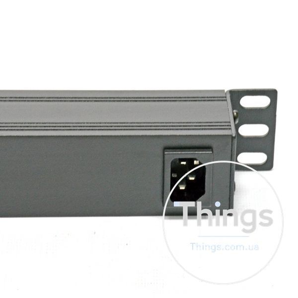 Блок 19" на 6 роз. нім. станд., 10А, 1U, без шнура CM-1631 фото