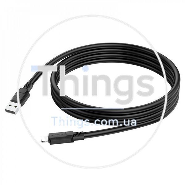 Кабель Lightning 2.4A (1m) Borofone BX81 &mdash; Black К2-000072695 фото