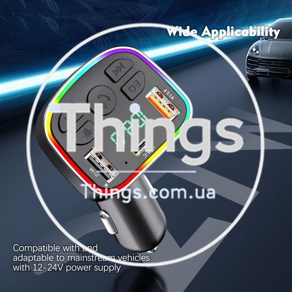 Fm Modulator MP3 | Car Charger | 3.0A | 2U | 1C &mdash; Earldom ET-M117 K2-000083535 фото