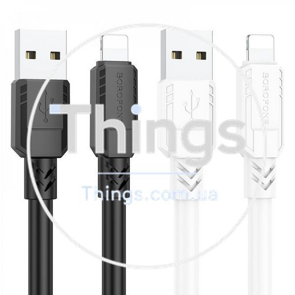 Кабель Lightning 2.4A (1m) Borofone BX81 &mdash; Black К2-000072695 фото