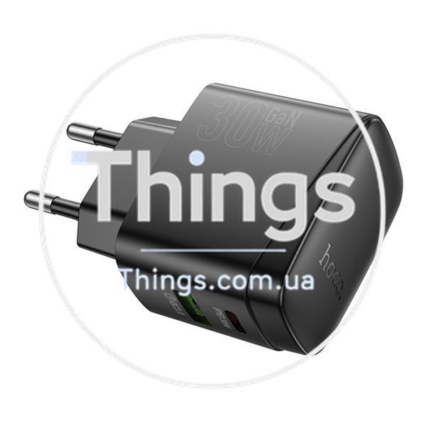 Мережевий Зарядний Пристрій Hoco CS61A 1USB/1USB-C PD/QC 30W Од1-00045175 фото