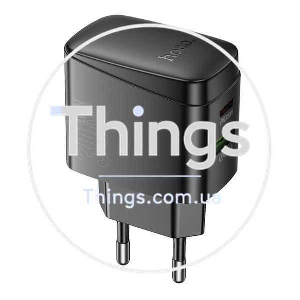 Мережевий Зарядний Пристрій Hoco CS61A 1USB/1USB-C PD/QC 30W Од1-00045175 фото