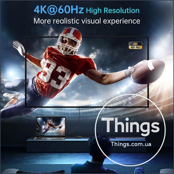 HDMI перемикач ACASIS 2-в-1/1-в-2 HDMI 2.0 (4K@60 Гц, HDR, 3D, 18 Гбіт/с) для PS5/PS4/PS3, Xbox, Blu-ray, Fire Stick, Roku, чорний K1-000741 фото