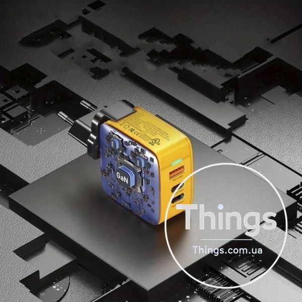 Home Charger | 67W | GaN | PPS | 2 PD | QC3.0 LED &mdash; Veron TC-67 К2-000075653 фото