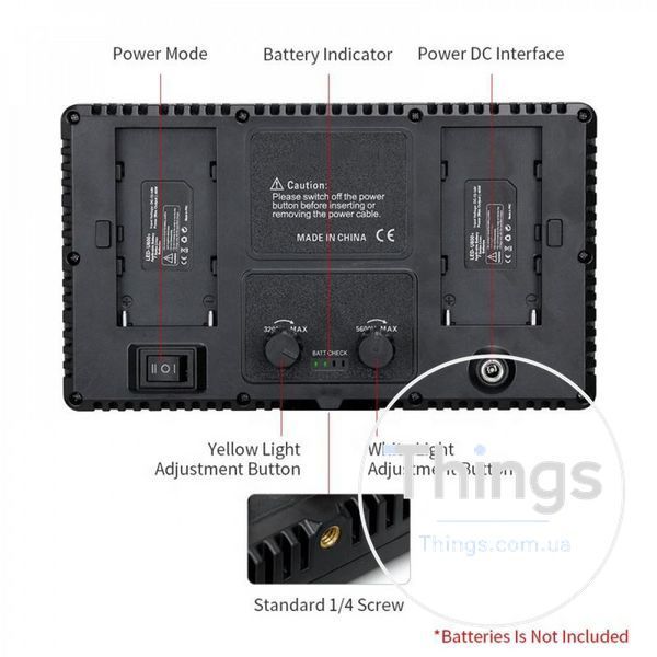Лампа видеосвет LED Pro 800 RGB I panel light I 2 battery(4400mAh) I charger I carry bag I Remote К2-000081128 фото