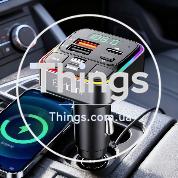 Fm Modulator MP3 | Car Charger | 3.0A | 2U | 1C &mdash; Earldom ET-M116 K2-000083536 фото