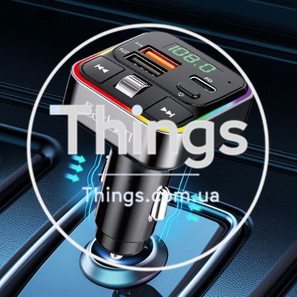 Fm Modulator MP3 | Car Charger | 3.0A | 2U | 1C &mdash; Earldom ET-M116 K2-000083536 фото