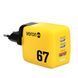 Home Charger | 67W | GaN | PPS | 2 PD | QC3.0 LED &mdash; Veron TC-67 К2-000075653 фото 1