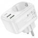 Фільтр живлення 4000W 2U | 1P | 1C 20W &mdash; Hoco AC26 &mdash; White К2-000080104 фото 4