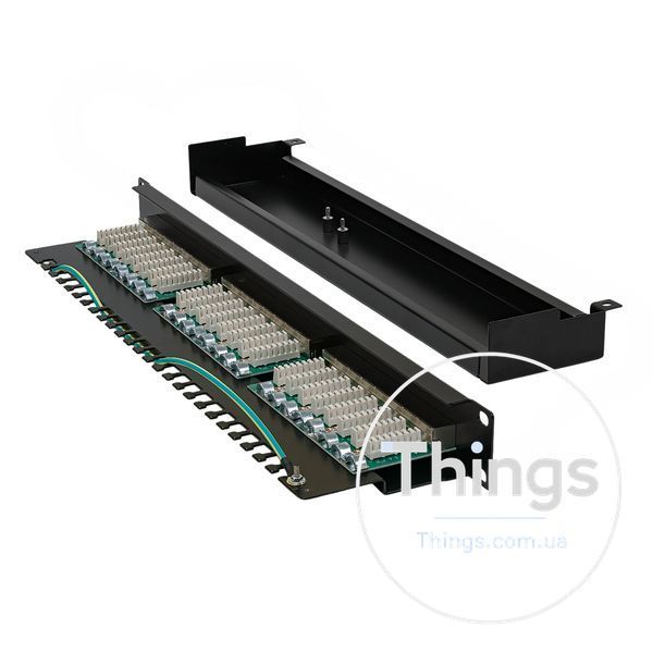 Патч-панель 19" 24xRJ-45 FTP, кат. 5e, Kingda CM-921 фото