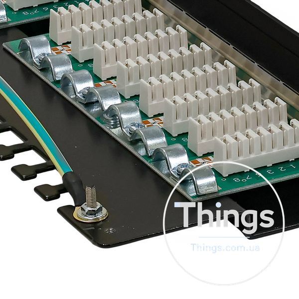 Патч-панель 19" 24xRJ-45 FTP, кат. 5e, Kingda CM-921 фото