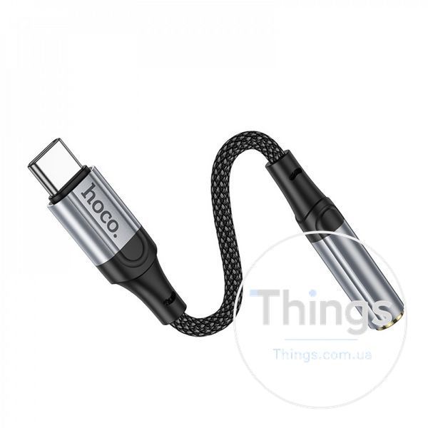 Adapter USB C To 3.5mm Hoco LS36 &mdash; Black К2-000078135 фото