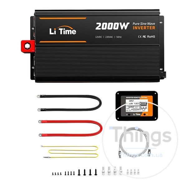 Автономний однофазний інвертор 2kW/12V LiTime L12V2KW-EN-Z 44-00527 фото