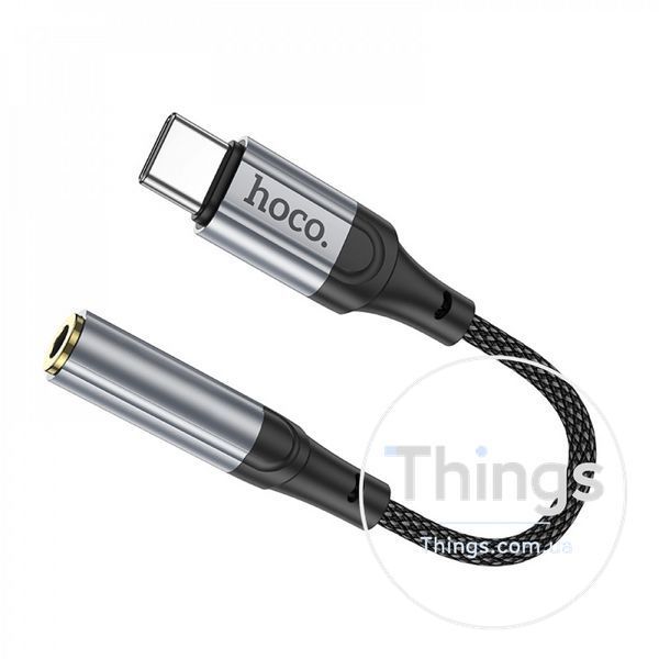 Adapter USB C To 3.5mm Hoco LS36 &mdash; Black К2-000078135 фото