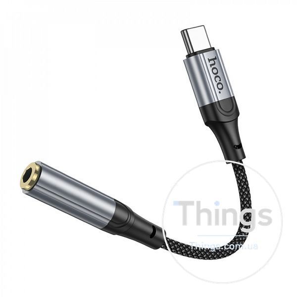 Adapter USB C To 3.5mm Hoco LS36 &mdash; Black К2-000078135 фото