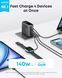 Мережевий зарядний пристрій Anker для ноутбука 140W 4-Port PD 3.1 GAN швидкий зарядний пристрій з контролем дотиком K1-000509 фото 4