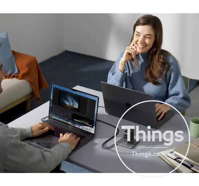 Мережевий зарядний пристрій Anker для ноутбука 140W 4-Port PD 3.1 GAN швидкий зарядний пристрій з контролем дотиком K1-000509 фото
