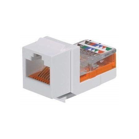 Модуль Keystone RJ45, кат. 5e, UTP, білий, Panduit NetKey CM-1609 фото