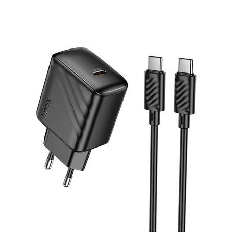 Мережевий Зарядний Пристрій Hoco CS24A 1USB-C PD/QC 25W+Type-C to Type-C Од1-00045262 фото