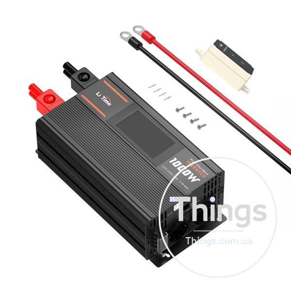 Автономний однофазний інвертор 1kW/12V LiTime L12V1KW-EN-D 44-00526 фото
