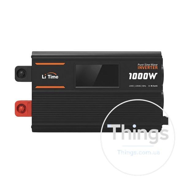 Автономний однофазний інвертор 1kW/12V LiTime L12V1KW-EN-D 44-00526 фото