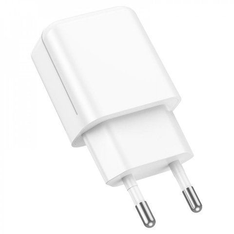 Home Charger 2.1A 1U Lightning Cable (1m) Borofone BA64A &mdash; White К2-000072720 фото