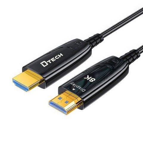 Кабель оптичний HDMI 2.1 100m Dtech DT-HOF8100 K3-74-00140 фото