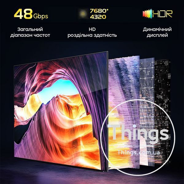 Кабель оптичний HDMI 2.1 100m Dtech DT-HOF8100 K3-74-00140 фото